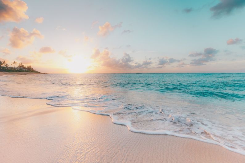 Sipacate Beach - seashore during golden hour