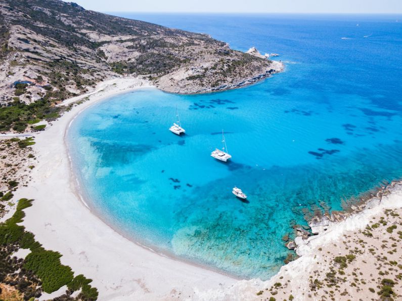 Vacation Rentals - aerial view of people on beach during daytime