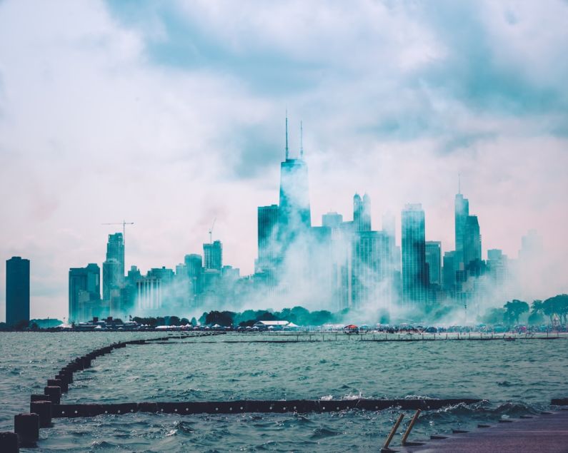 Major Cities - photo of city covered with fogs