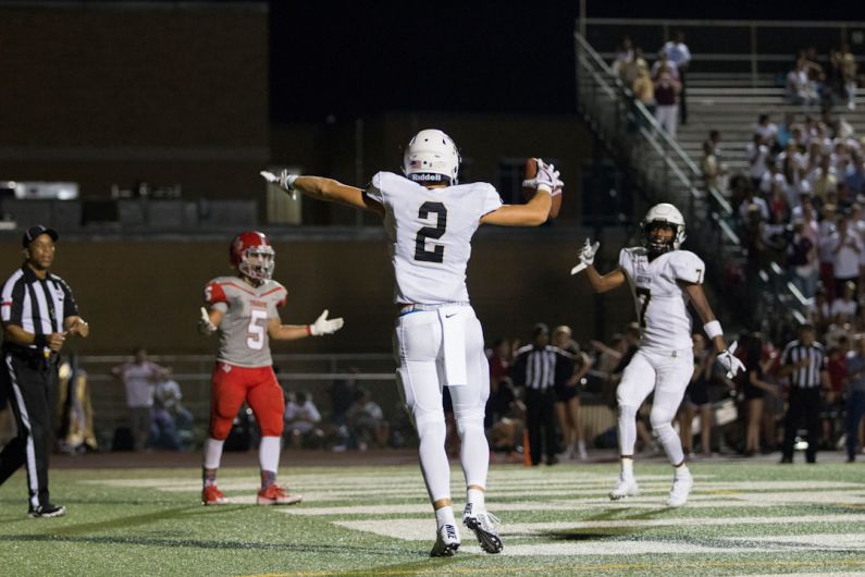 Two Weeks - football player on football field