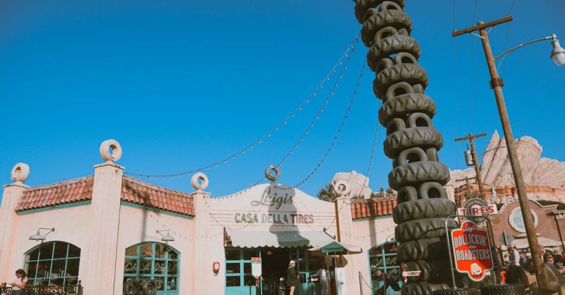 Livingston - Piles of Tires Used to Build a Tower in Texas